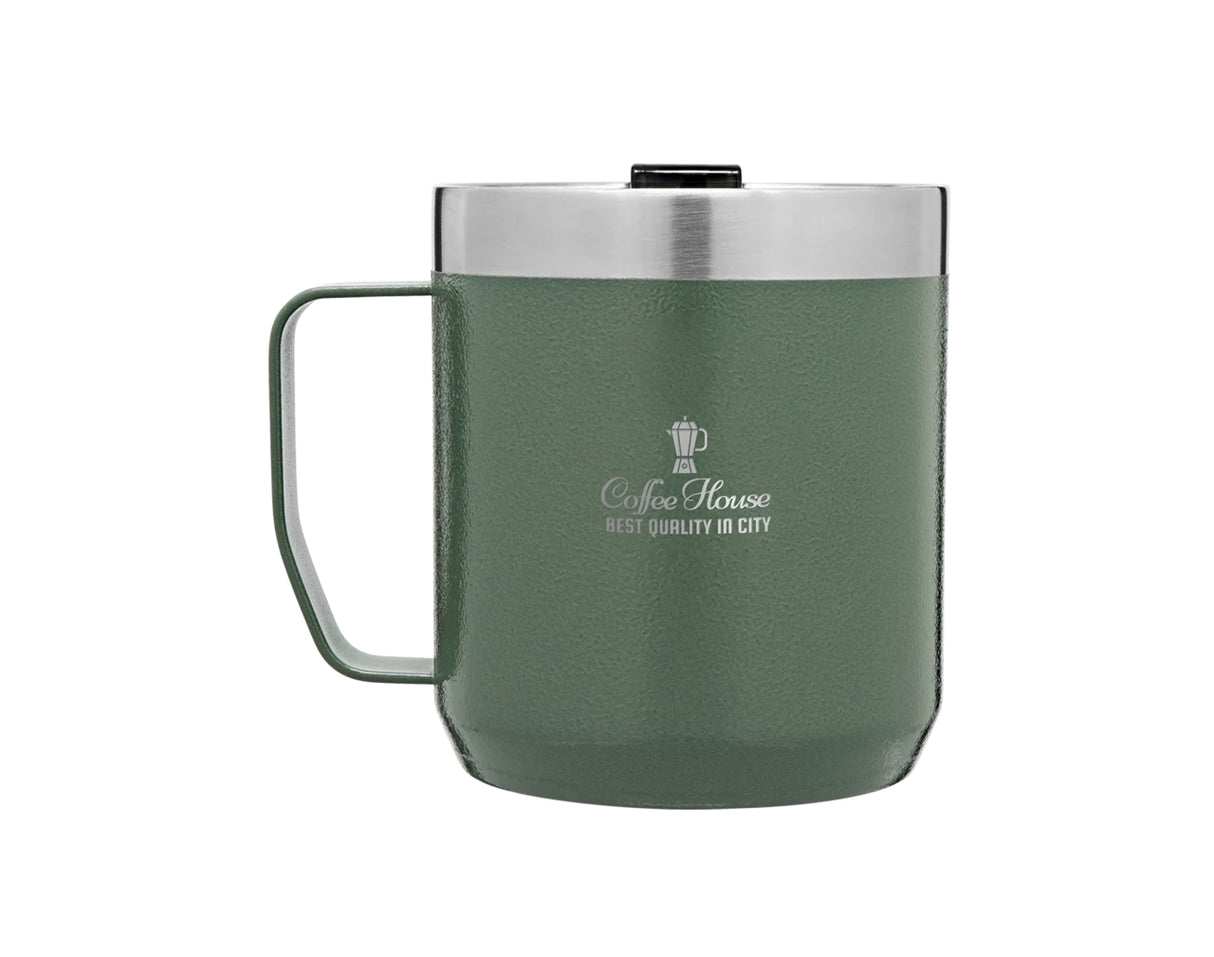 Stanley® Classic The Legendary Camp mug 12oz hammertone green - Etched
