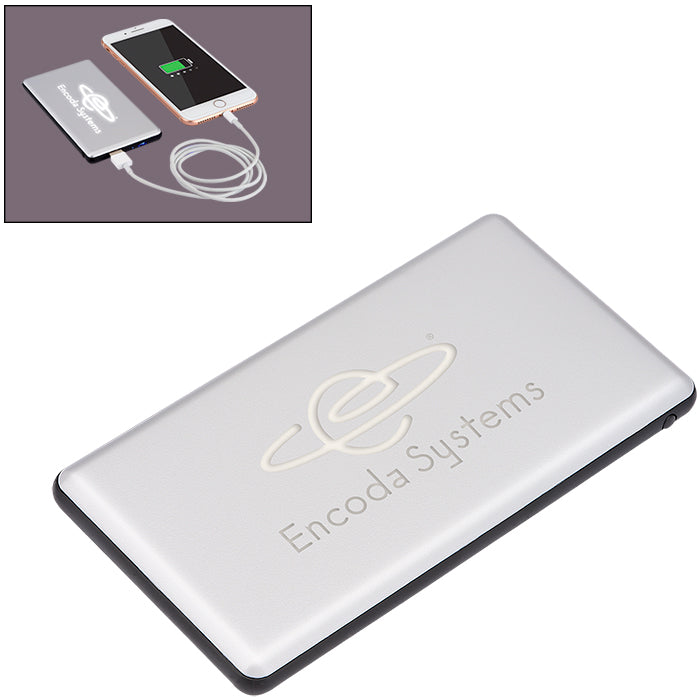 4000 mAh UL Certified Glow Power Bank
