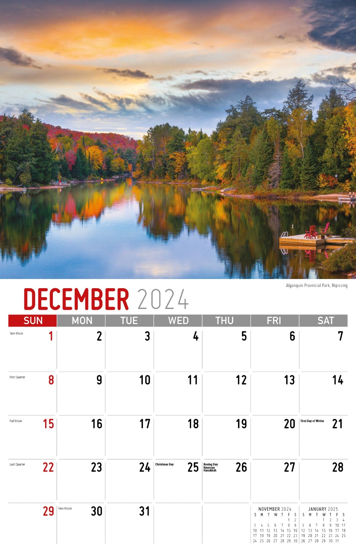 Galleria Wall Calendar 2025 Scenes of Ontario