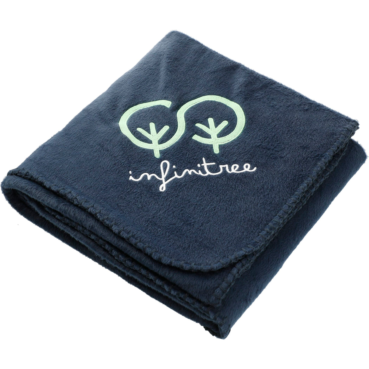 100% Recycled PET Fleece Blanket with RPET Pouch