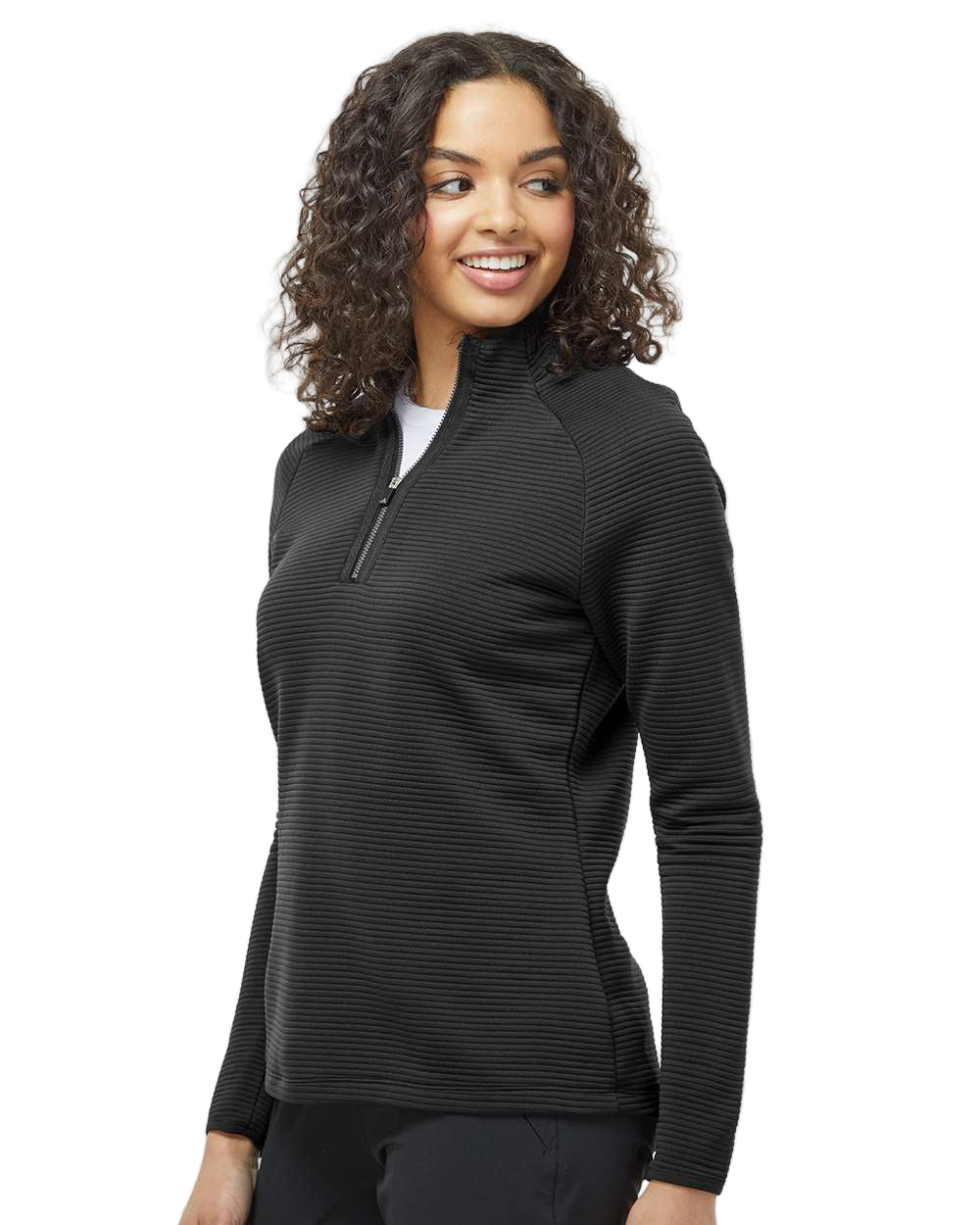 Adidas® Women's Spacer Quarter-Zip Pullover