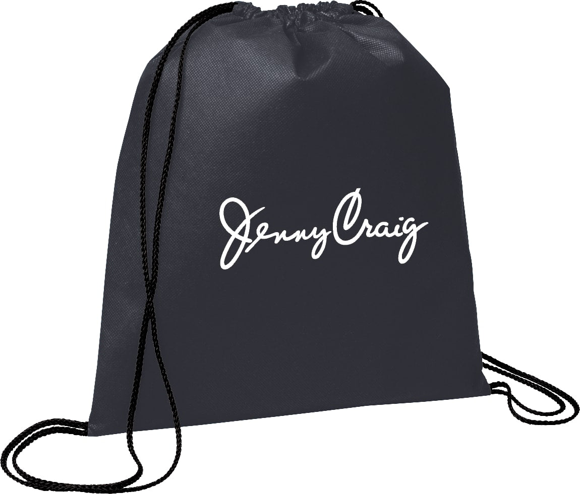 Evergreen Non-Woven Drawstring Bag