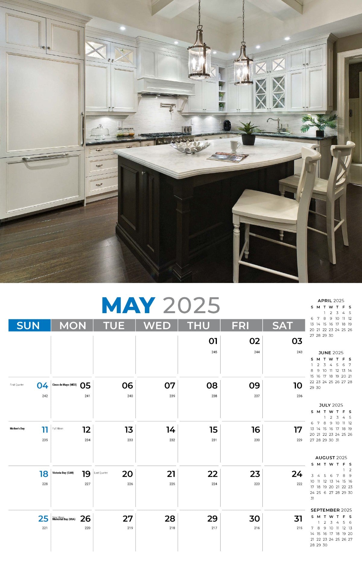 Galleria Wall Calendar 2025 Decor & Design