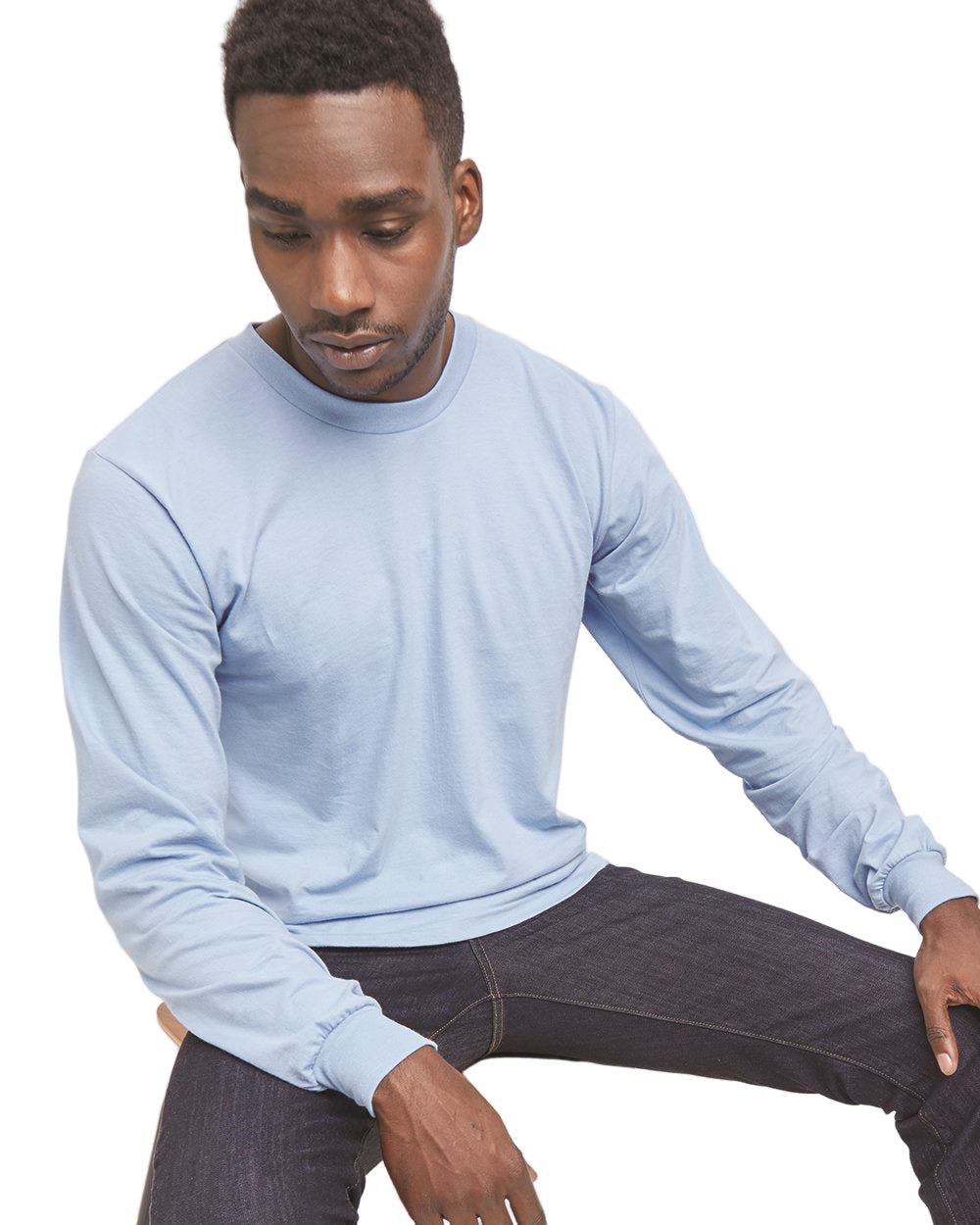 000028 American Apparel® Fine Jersey Long Sleeve Tee
