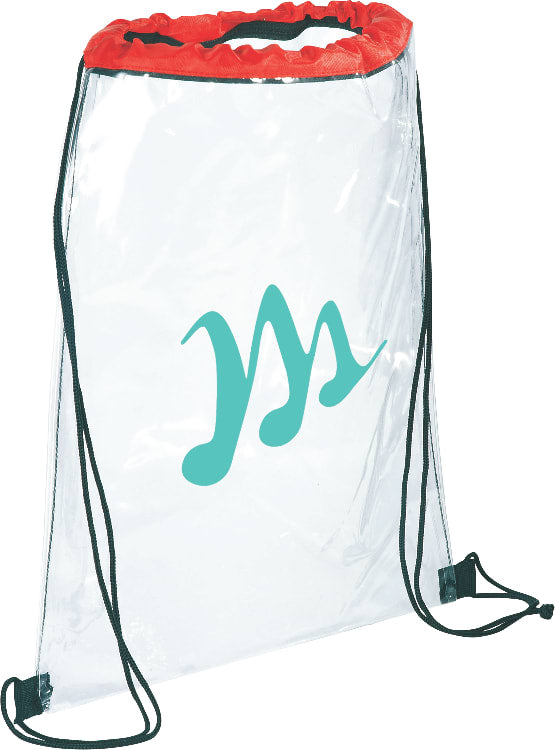 Rally Clear Drawstring Bag
