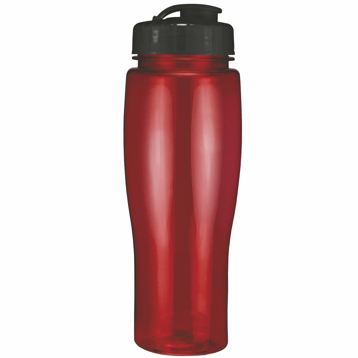 24 Oz. Contour Translucent Bottle w/ Flip Top Lid