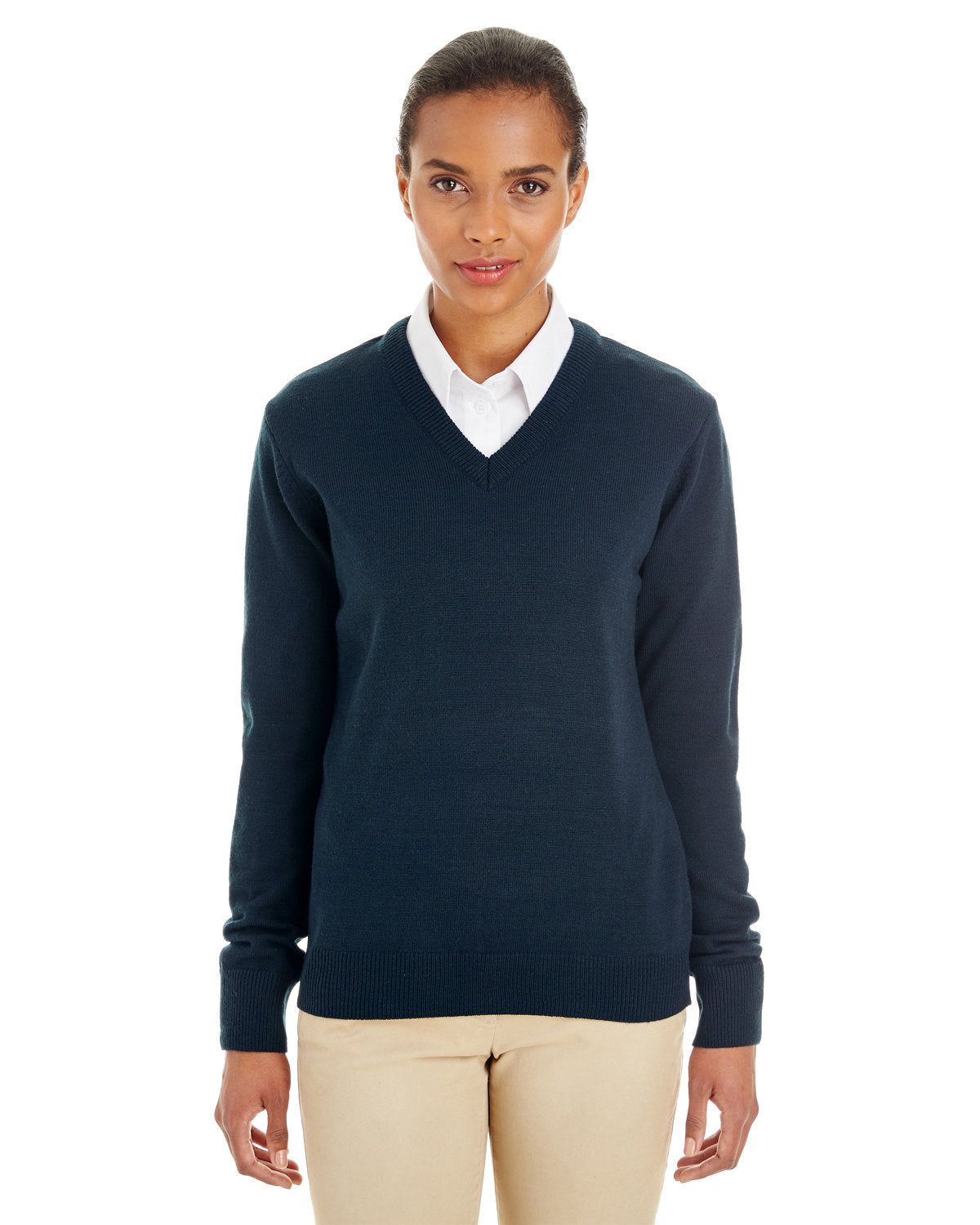 Harriton Ladies' Pilbloc? V-Neck Sweater