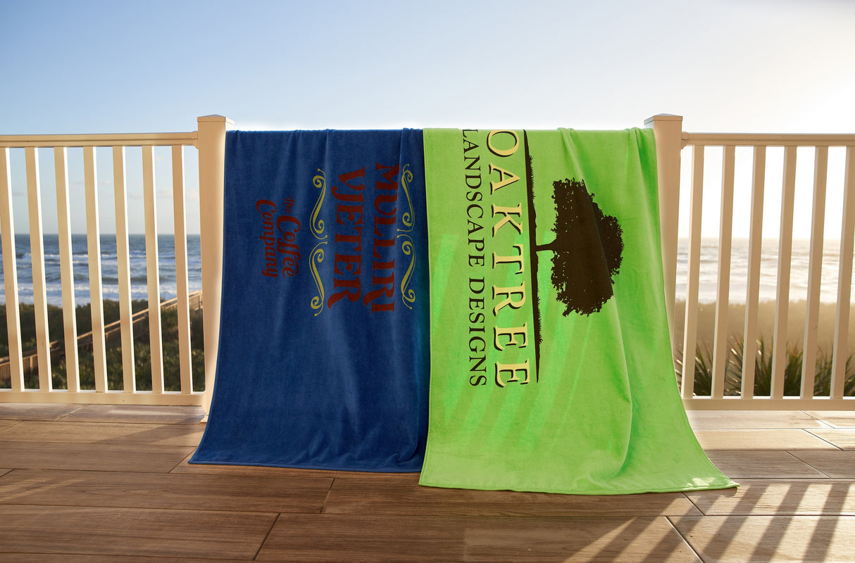 MaxxColor Luxury Beach Towel ( 35" x 70" )