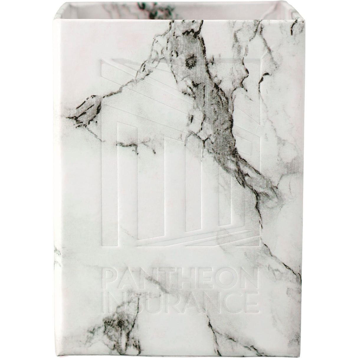 4 Piece Faux Marble Desktop Set