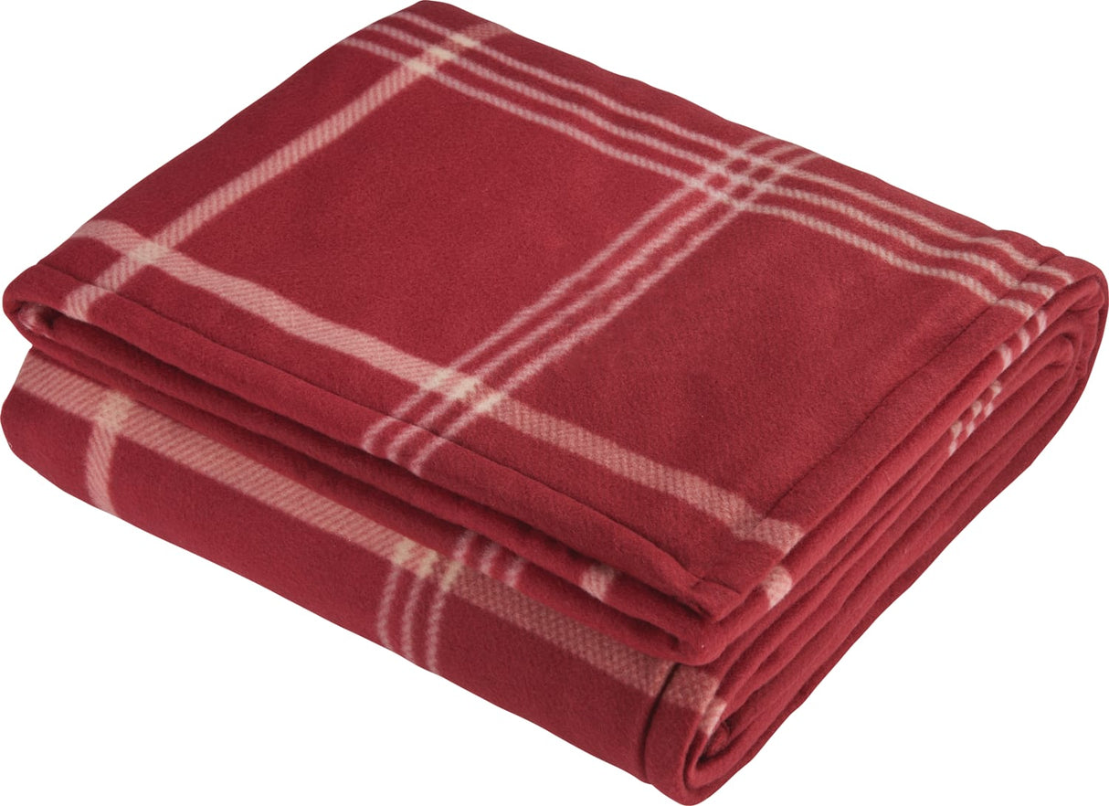 Plaid Fleece Sherpa Blanket