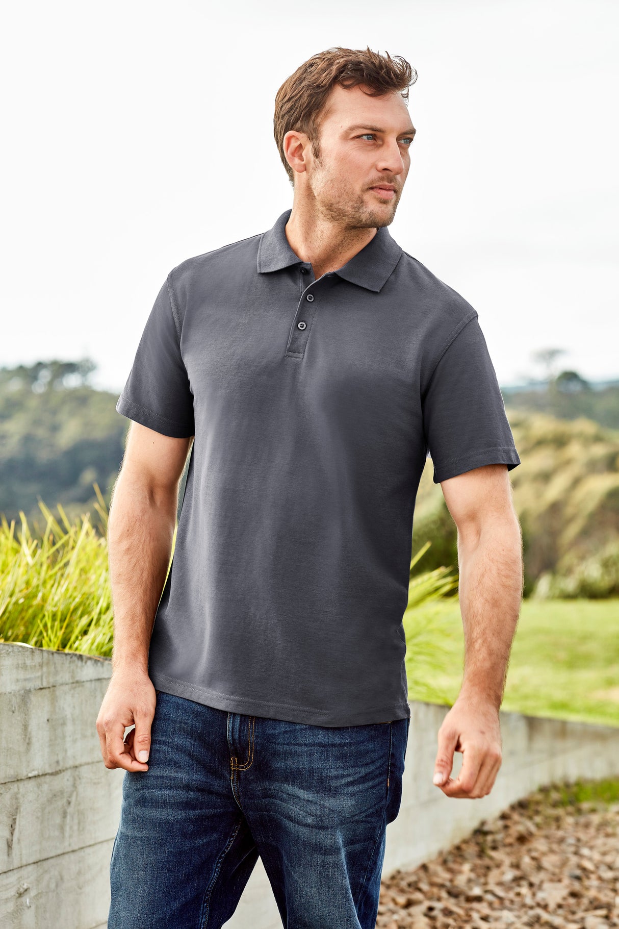 Mens Crew Polo