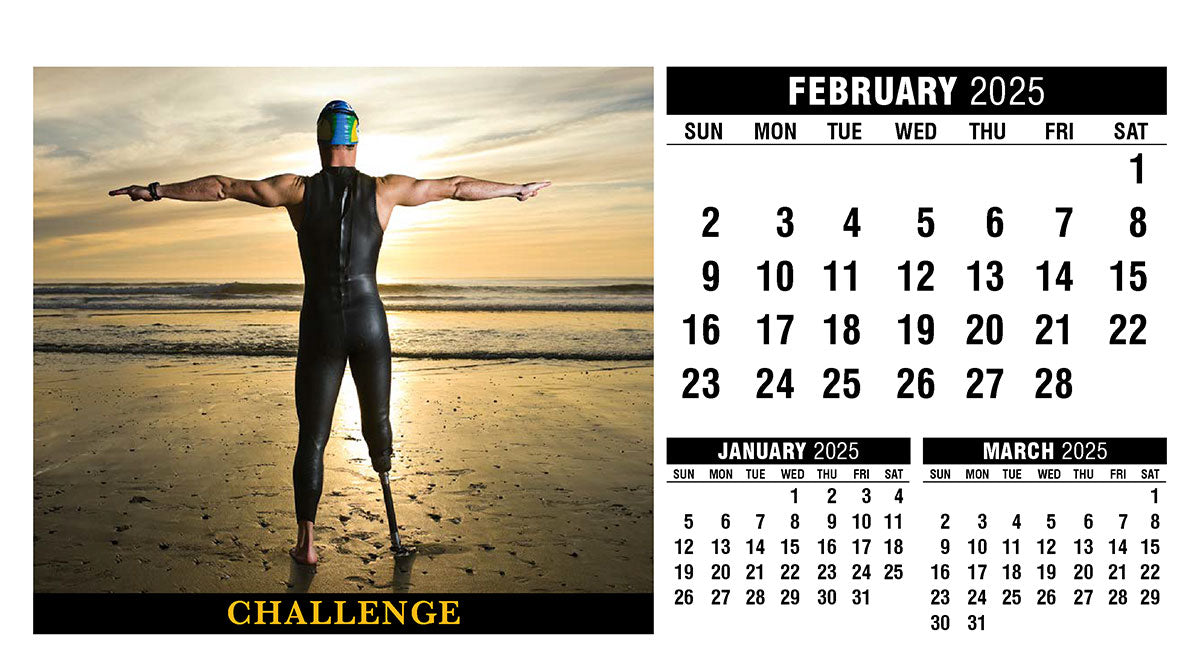 Motivation Desk Tent Calendar