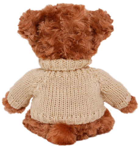 11" Roary Bear w/Hand Knit Embroidered Sweater