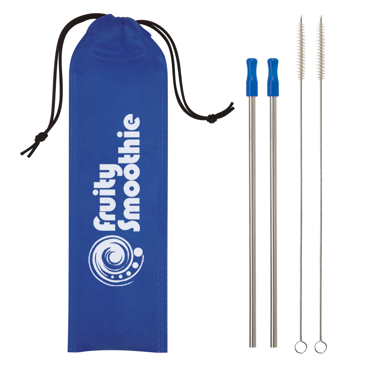 2-pack Stainless Steel Straw Kit