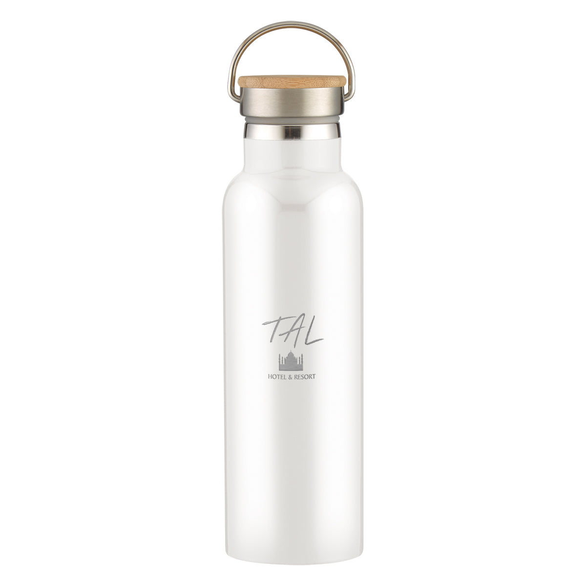 21 Oz. Liberty Stainless Steel Bottle With Wood Lid