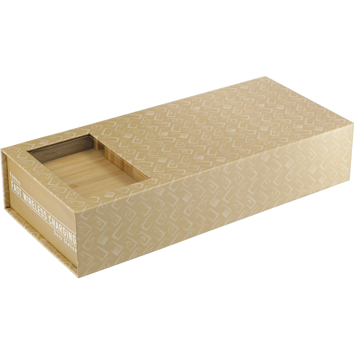 Bamboo Fast Wirelsss Charging Dock Station