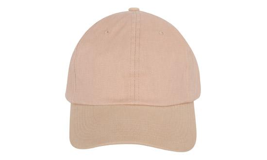 Six Panel Brushed Heavy Cotton Cap