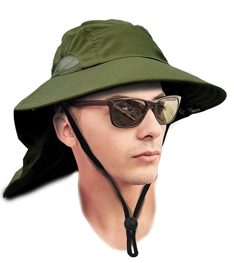 HeadShots Sun Blocker Sun Shield Bucket Hat
