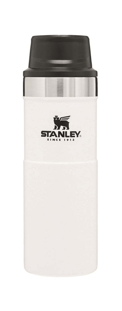 Stanley® Classic Trigger-Action travel mug 16oz white - Etched