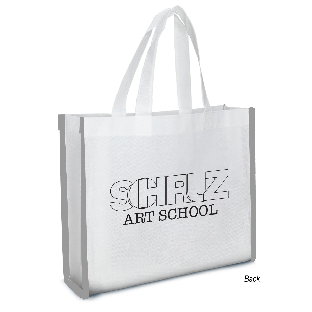 Reflective Non-woven Coloring Tote Bag With Crayons