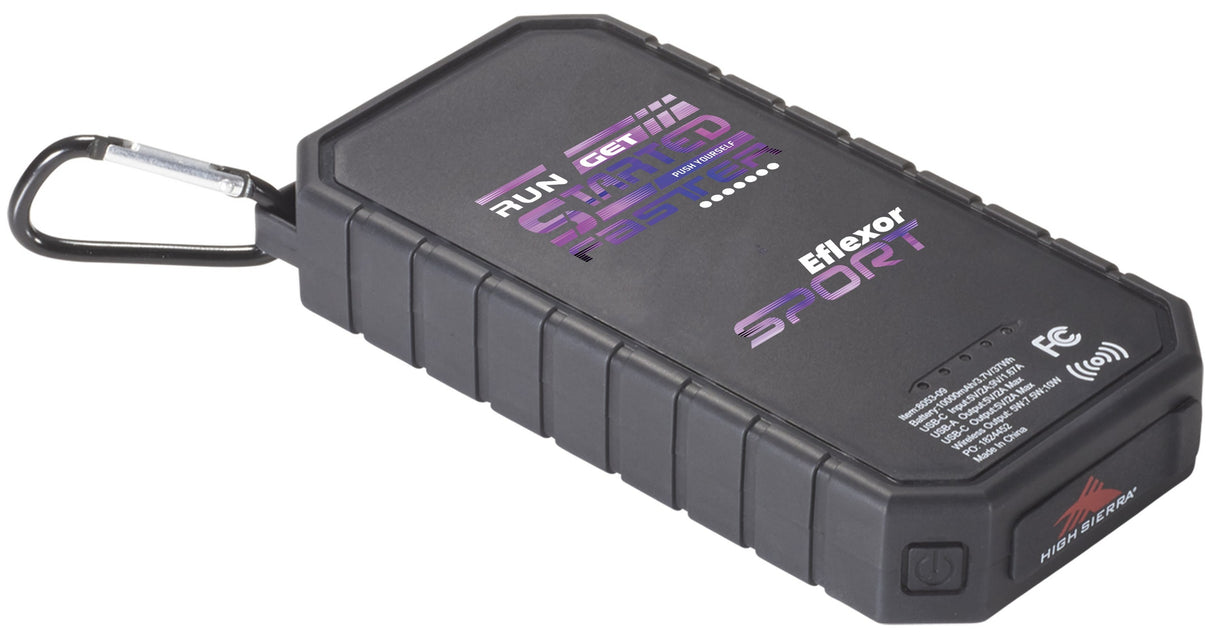 High Sierra IPX 5 Solar Fast Wireless Power Bank