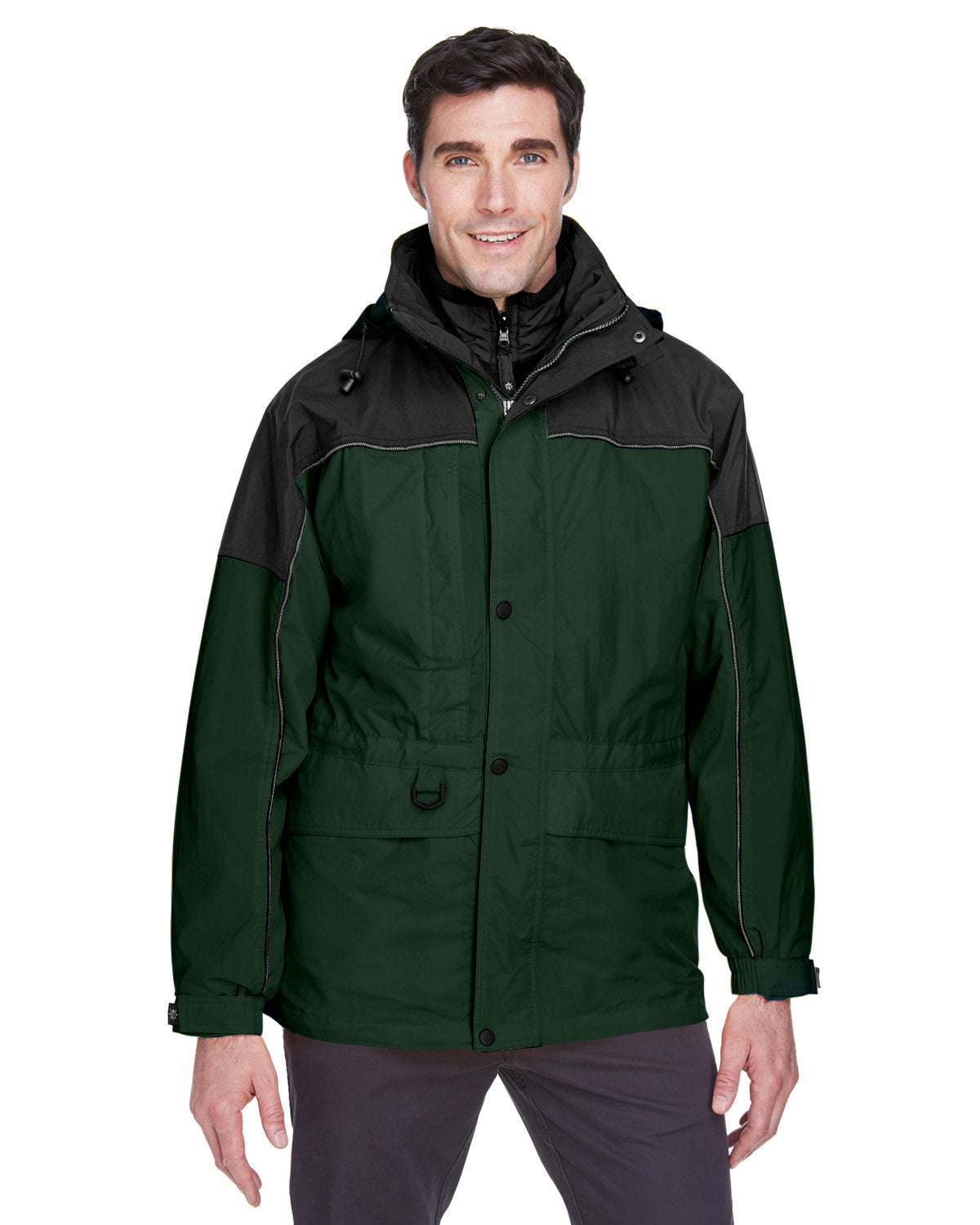 NORTH END Adult 3-in-1 Two-Tone Parka