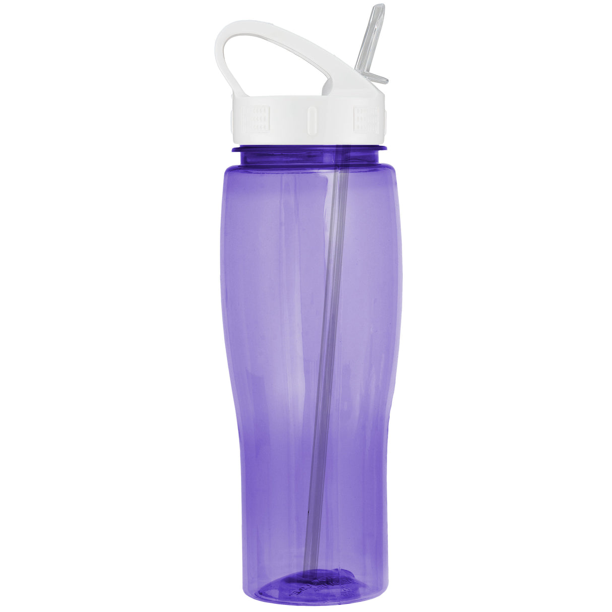24 Oz. Contour Translucent Bottle w/ Sport Sip Lid and Straw