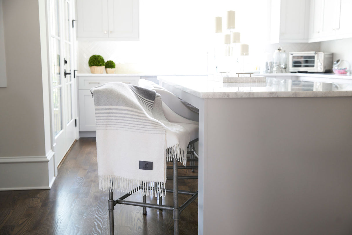 Capri Fringed Throw (Laser Patch)