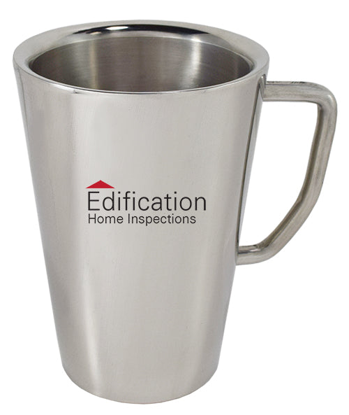 Spirit Conical 12oz double wall matte stainless steel mug in gift box