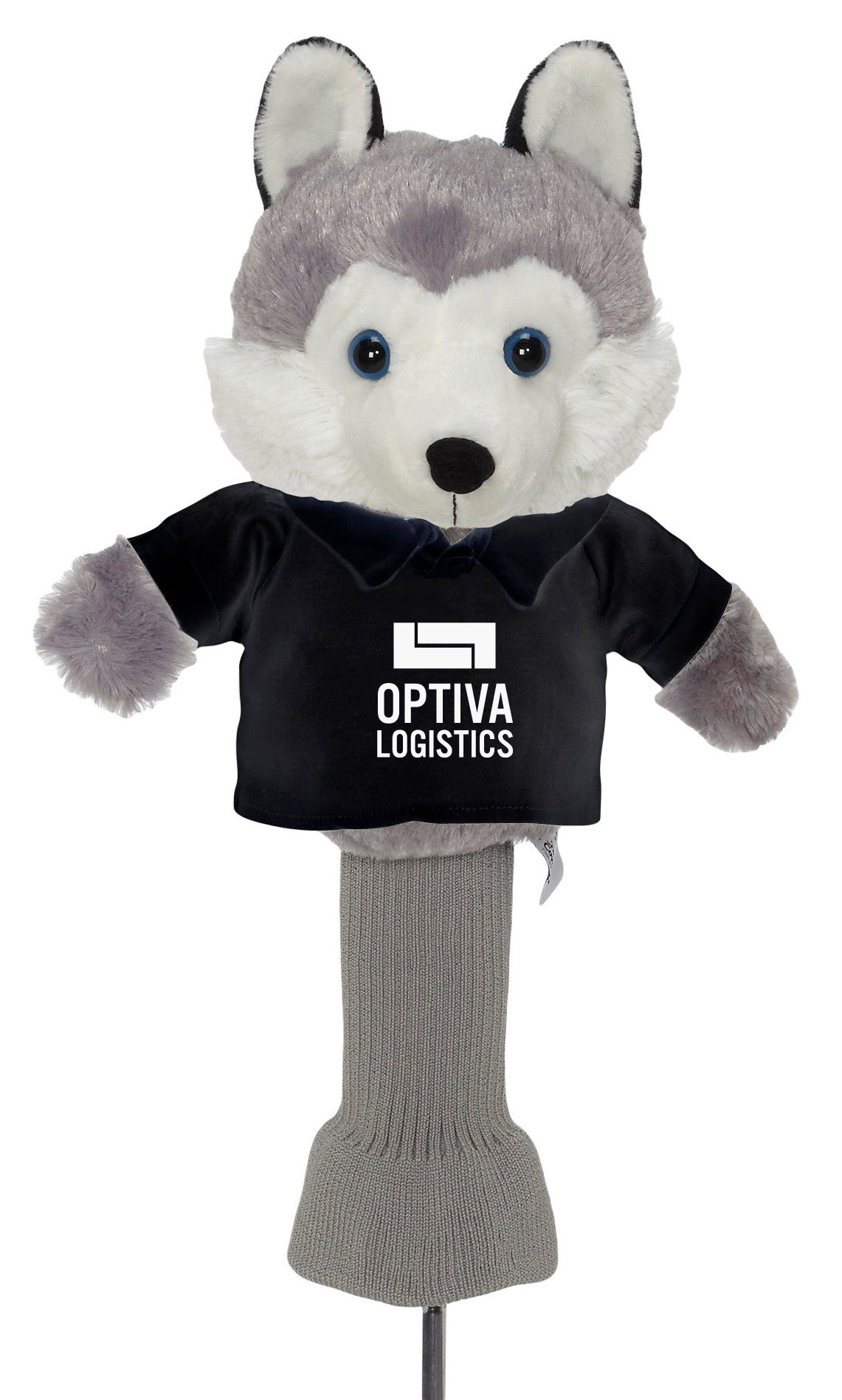 Cuddle Pals Head Cover "Hacker Husky" w/Golf Shirt