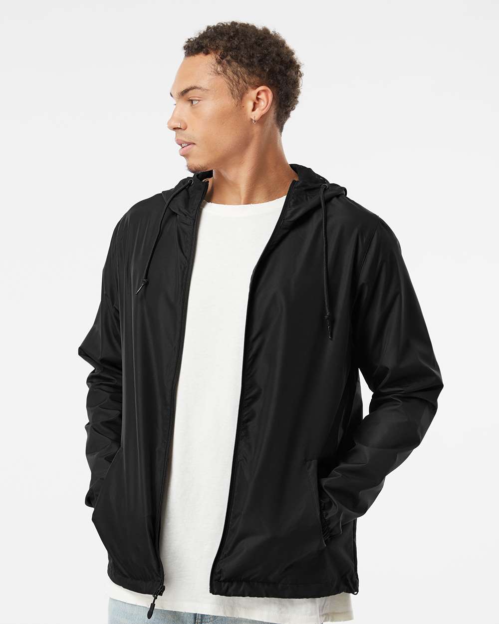 Independent Trading Co. Unisex Lightweight Windbreaker Full-Zip Jacket
