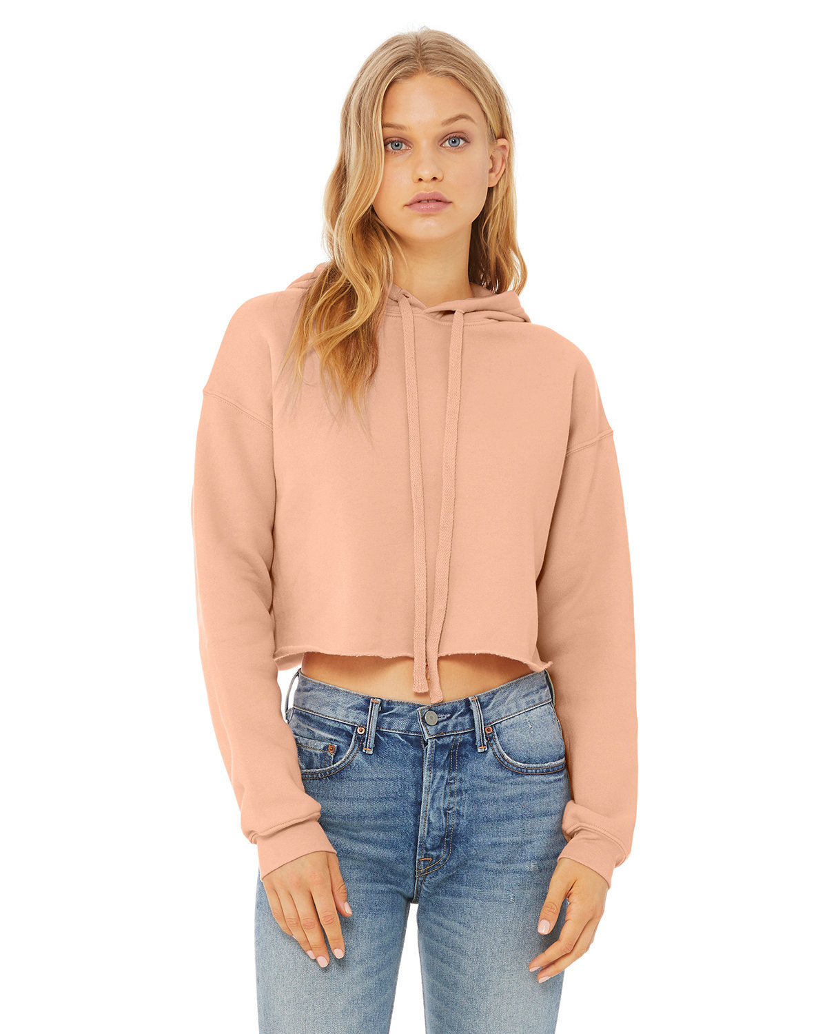 BELLA+CANVAS Ladies' Cropped Fleece Hoodie