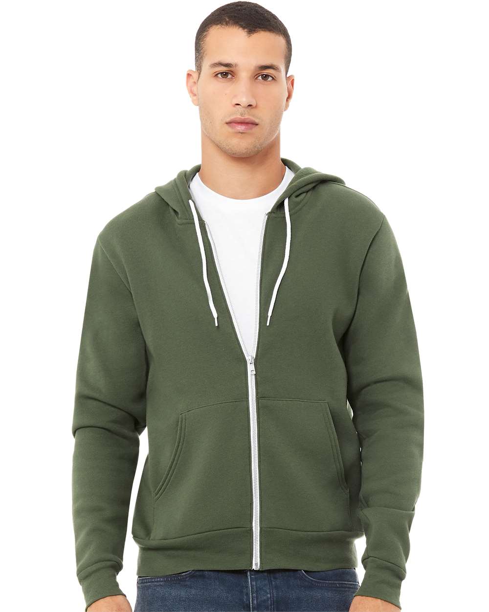 000035 Bella+Canvas® Unisex Sponge Fleece Full-Zip Hoodie