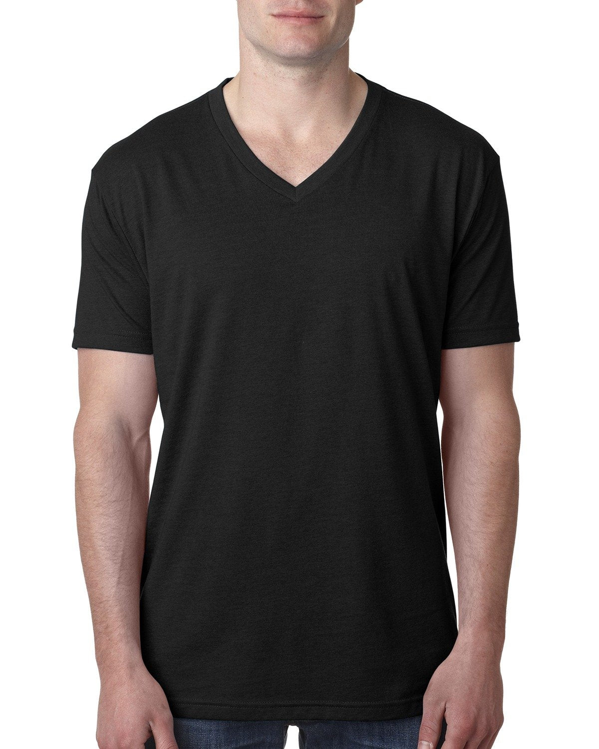 NEXT LEVEL APPAREL Men's CVC V-Neck T-Shirt