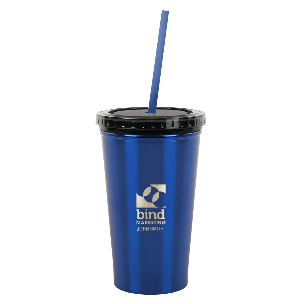 16 Oz. Stainless Steel Double Wall Tumbler
