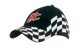 Brushed Heavy Cotton Cap w/Checks