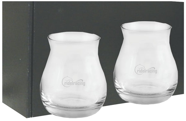 Glencairn Whiskey glass 11.75oz clear Set of 2 in an Onyx gift box