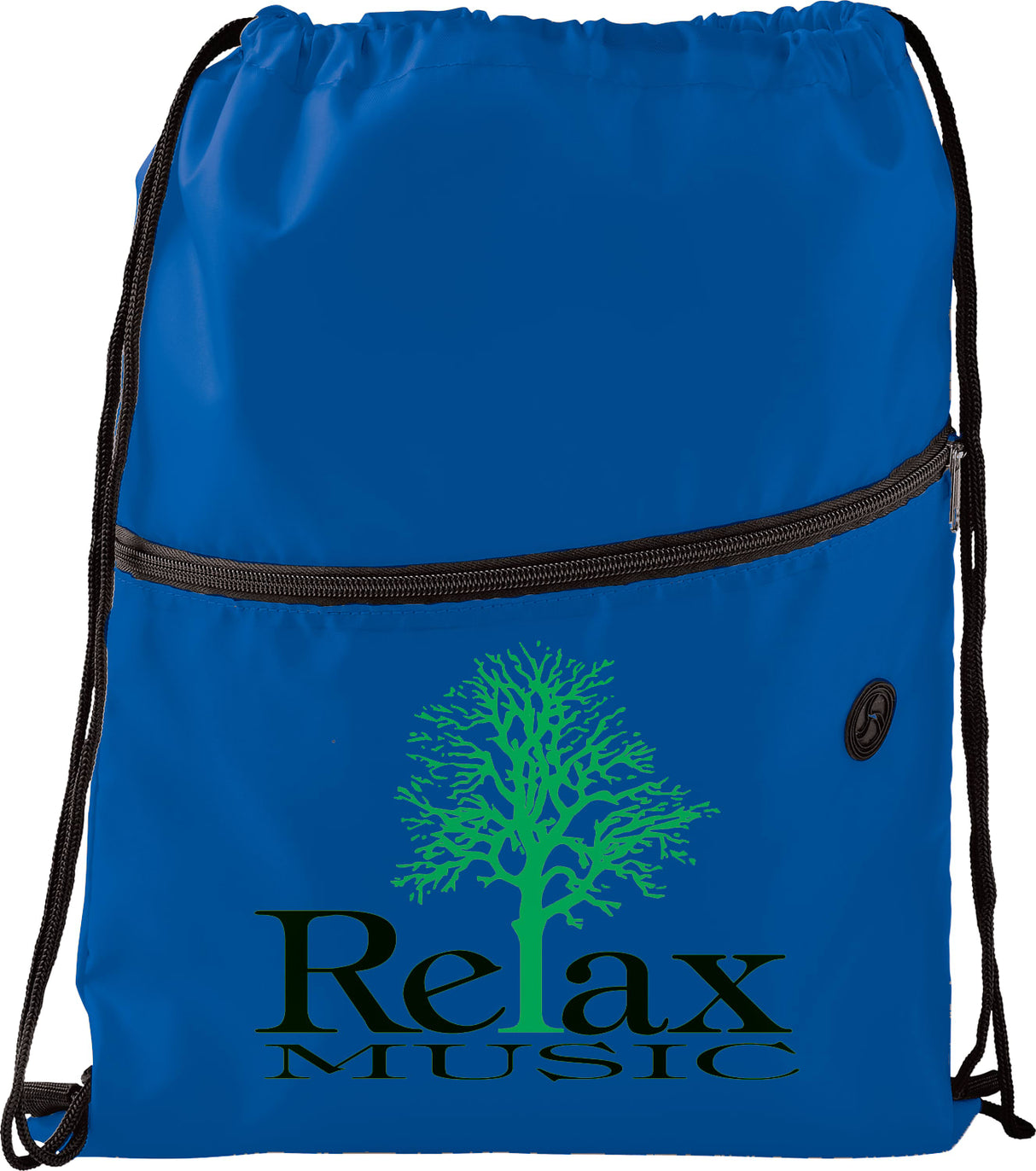 Insulated Zippered Drawstring Bag