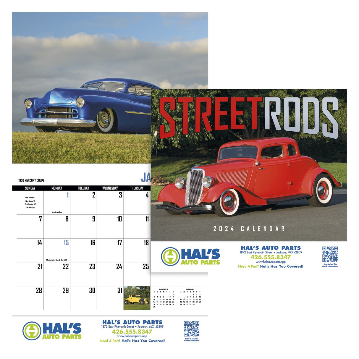 Street Rod Fever Appointment Calendar - Stapled