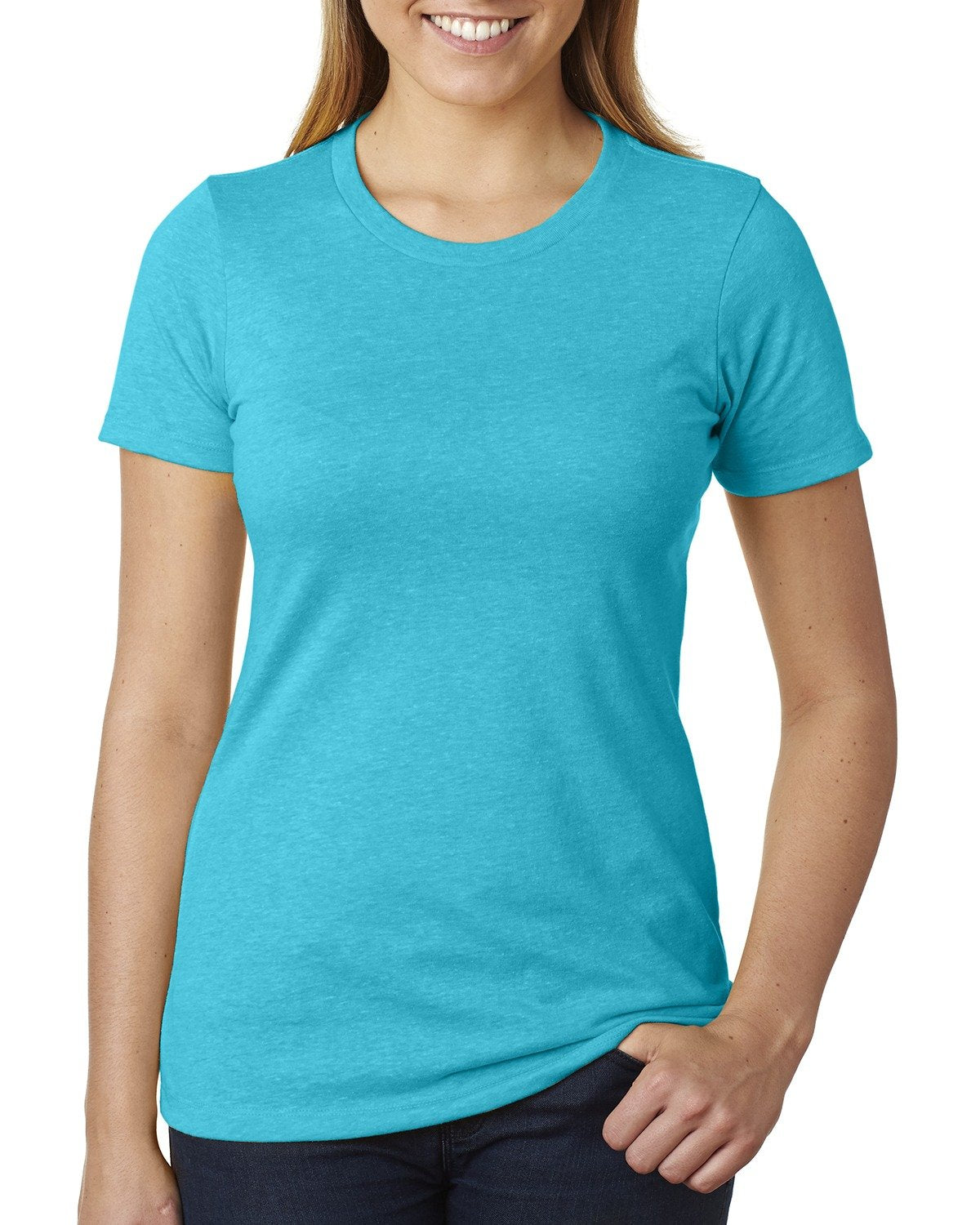 000045 NEXT LEVEL APPAREL Ladies' CVC T-Shirt