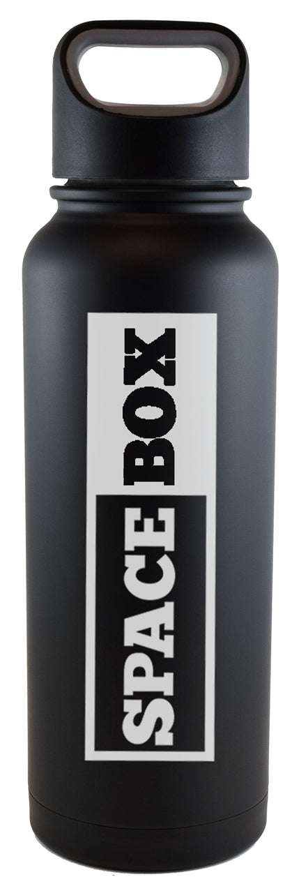 Jasper 40oz double wall stainless steel vacuum howler matte black