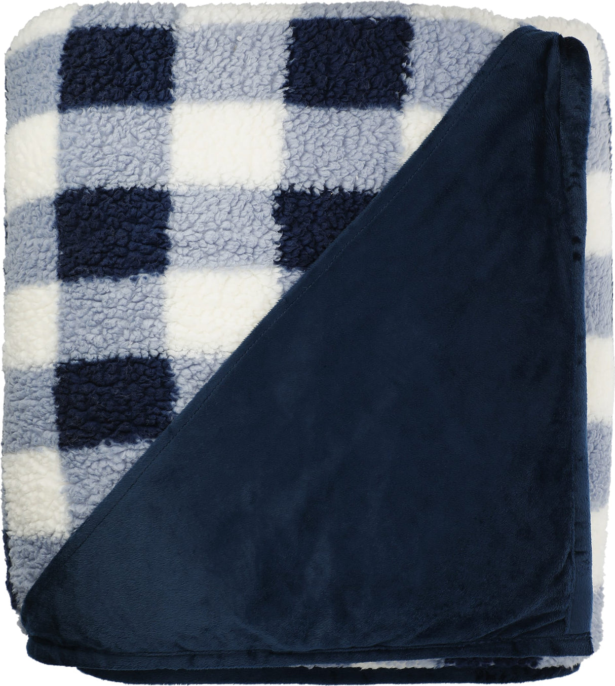 Field & Co.® Double Sided Plaid Sherpa Blanket