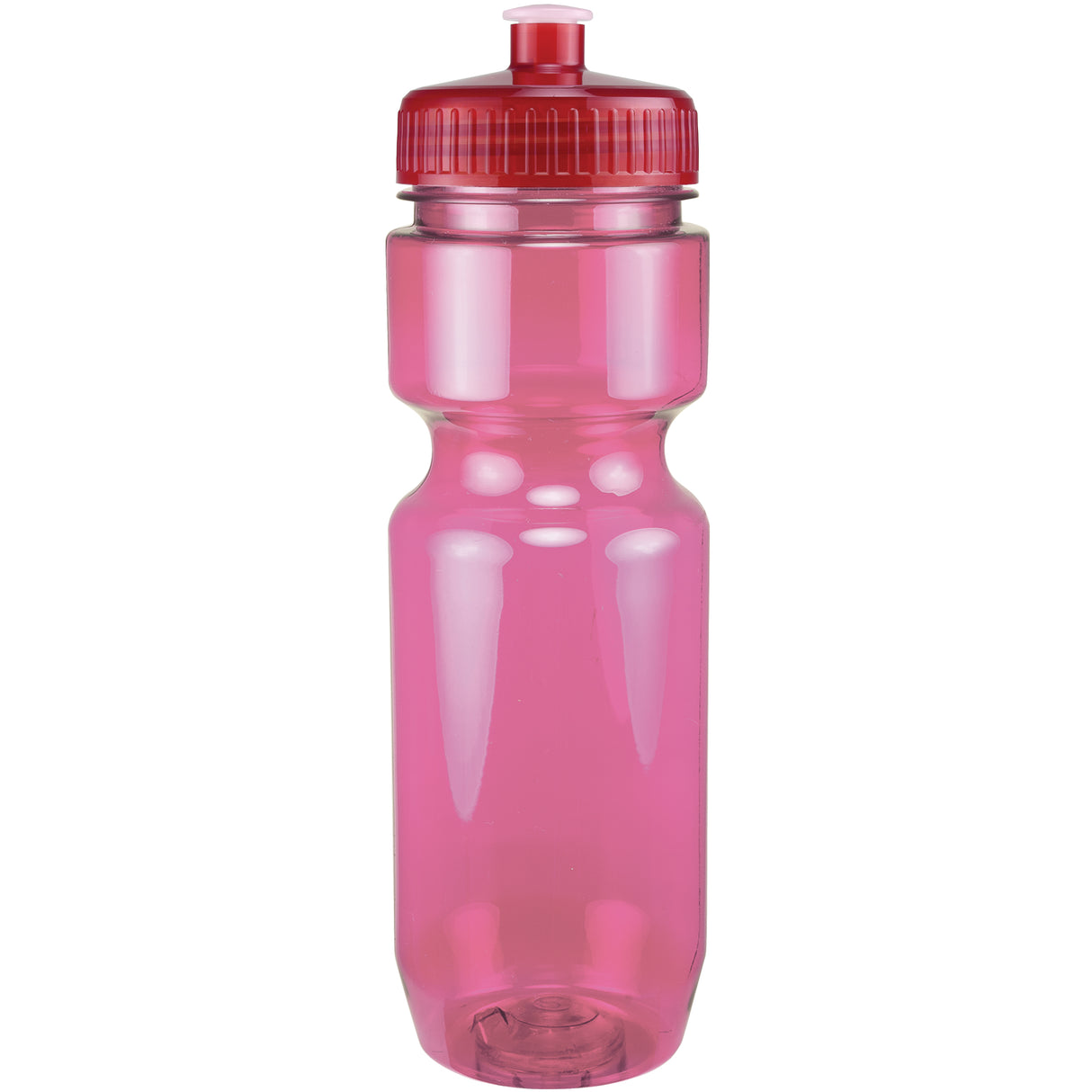 22 Oz. Translucent Bike Bottle w/ Push Pull Lid