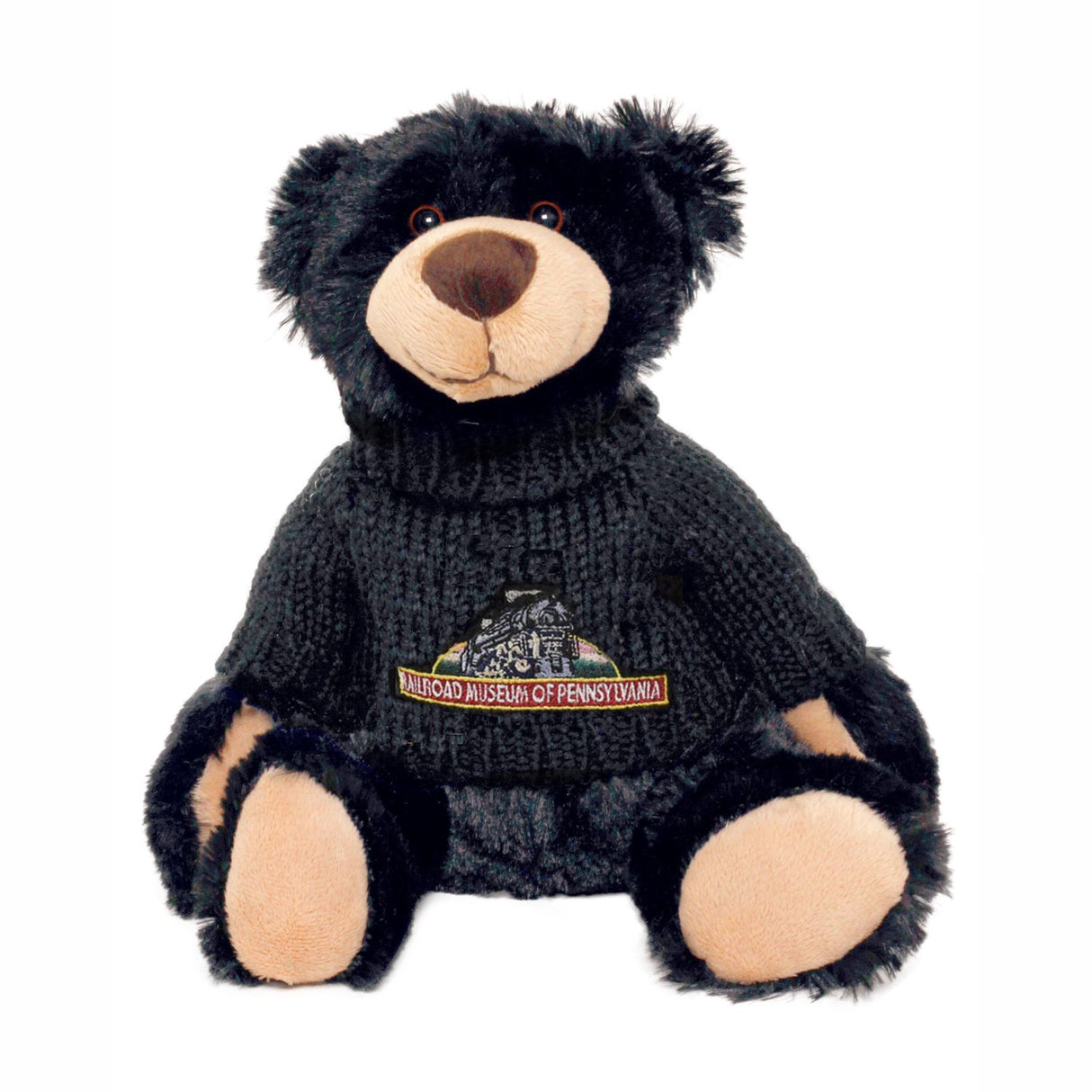 11" Rufus Bear w/Hand Knit Embroidered Sweater