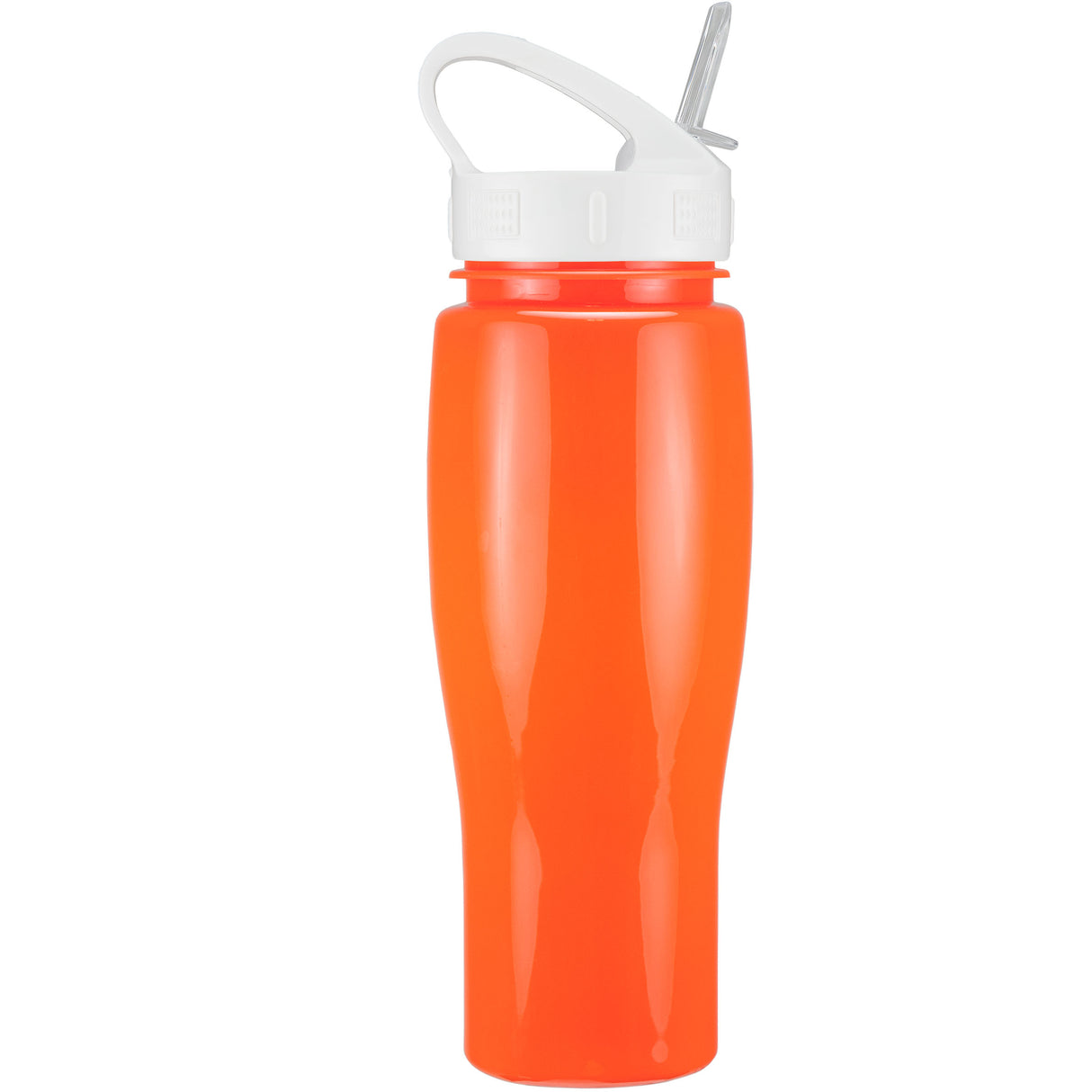 24 Oz. Contour Bottle w/ Sport Sip Lid And Straw - Solid Colors