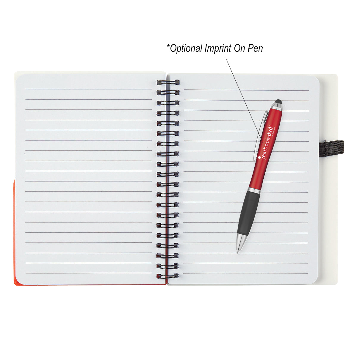 Rainbow Spiral Notebook With Pen