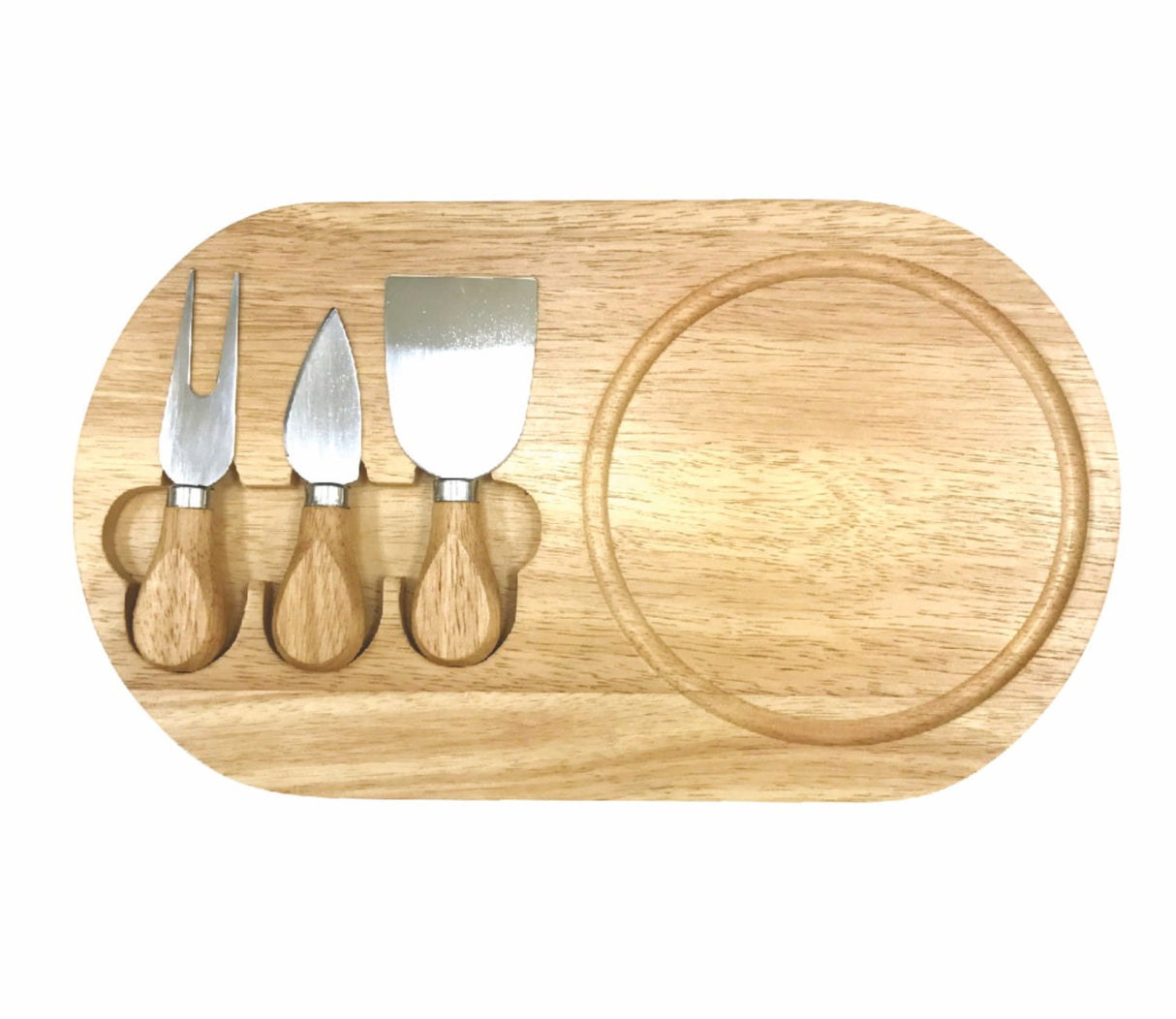 Cheese Board & 3 Piece Utensil Set (3-5 Days)