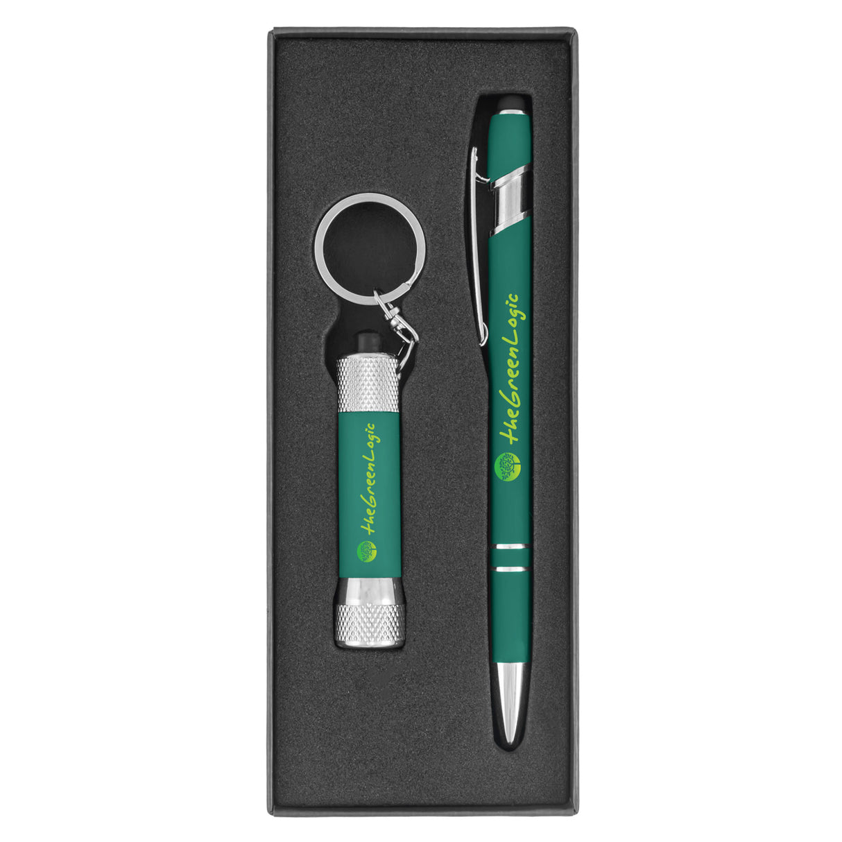 Ellipse & Chroma Softy - ColorJet - Full Color Metal Pen & Flashlight Gift Set