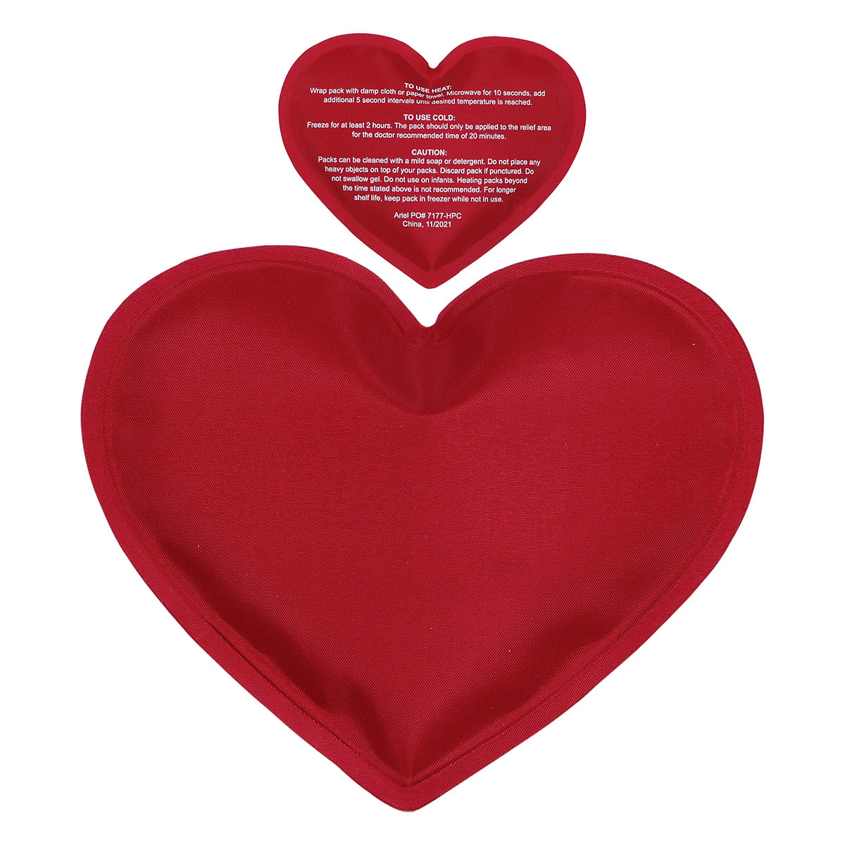 Heart Nylon-Covered Hot/Cold Pack