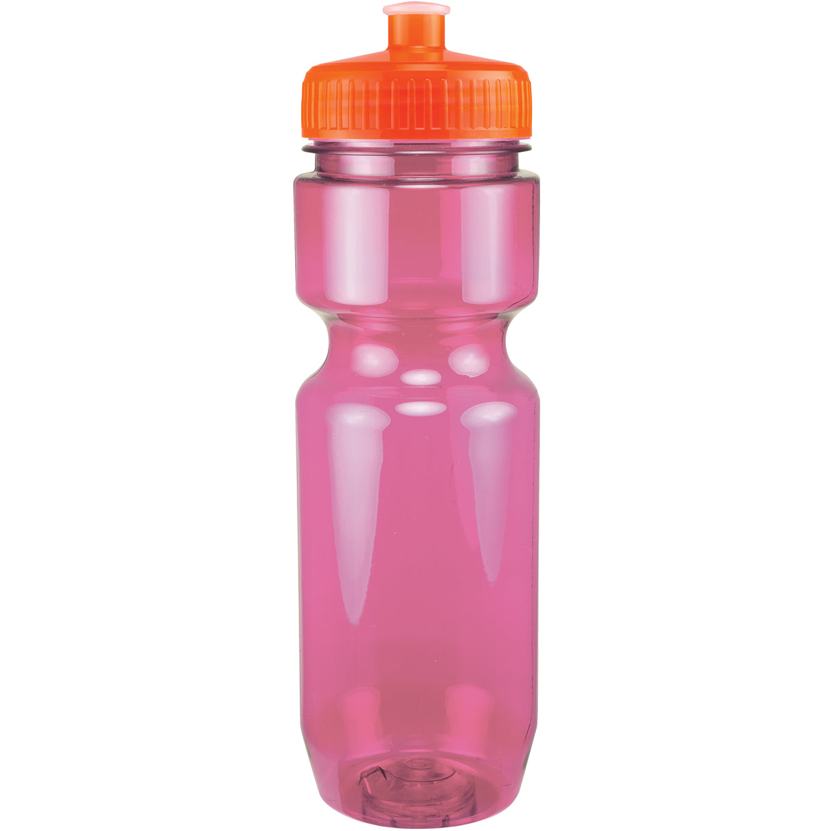 22 Oz. Translucent Bike Bottle w/ Push Pull Lid